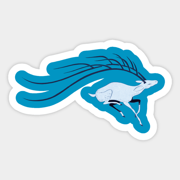 Winter Spirit Sticker by sketchinthoughts